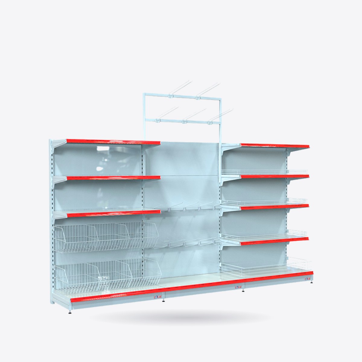Gôndola Iron — fundo aramado